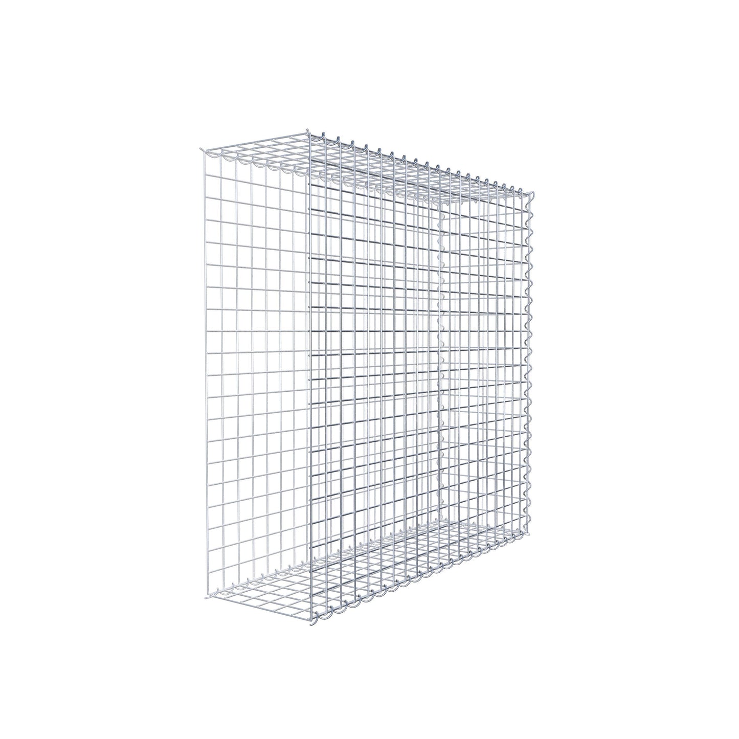 Anbaugabione Typ 2 100 cm x 100 cm x 30 cm (L x H x T), Maschenweite 5 cm x 5 cm, Spirale