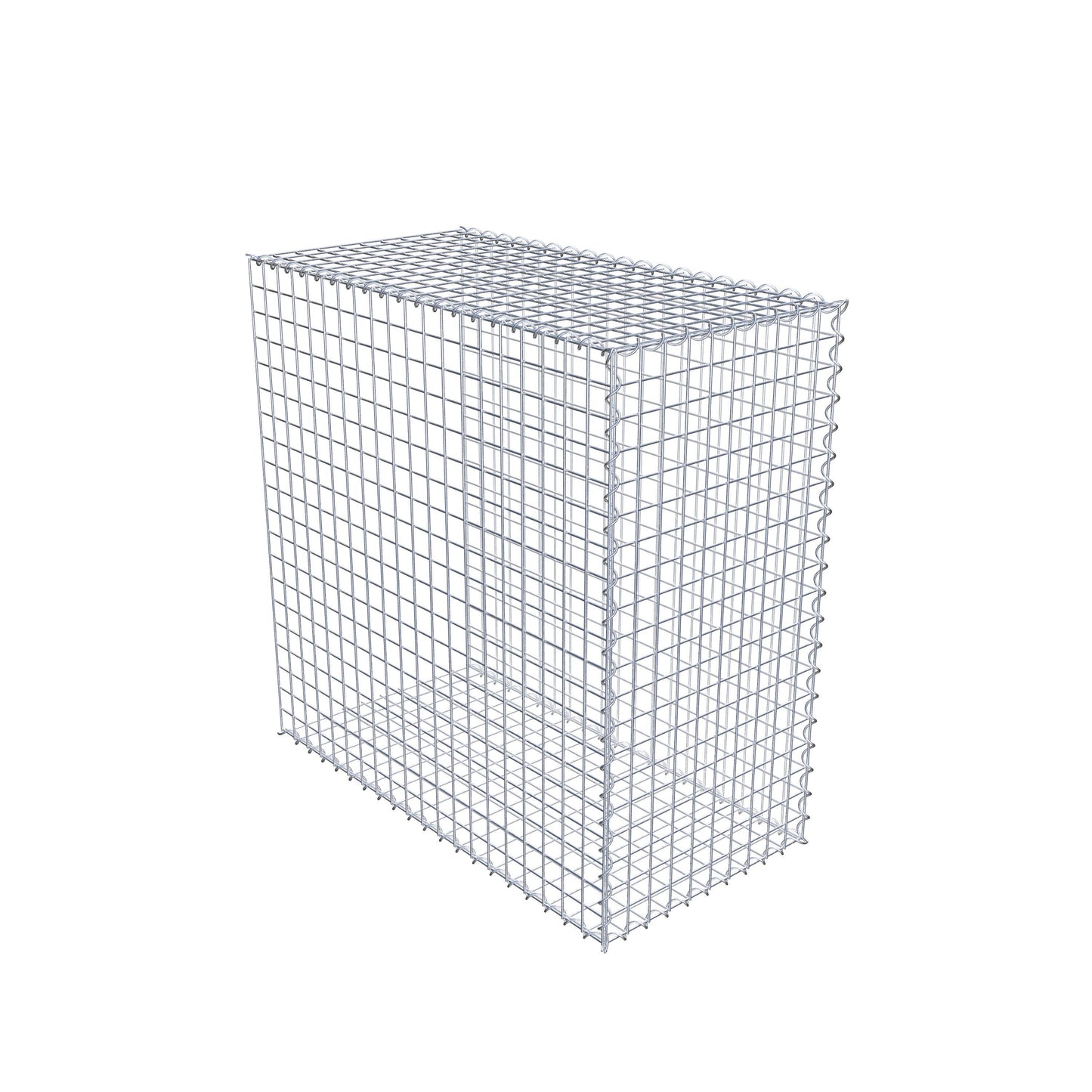 Gabbione aggiuntivo tipo 2 100 cm x 100 cm x 50 cm (L x A x P), dimensione maglia 5 cm x 5 cm, a spirale