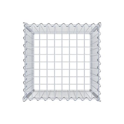 Gavión adulto tipo 3 50 cm x 50 cm x 50 cm (largo x alto x profundidad), tamaño de malla 5 cm x 5 cm, espiral