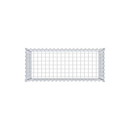 Gabion rapporté type 3 100 cm x 50 cm x 40 cm (L x H x P), mailles 5 cm x 5 cm, spirale