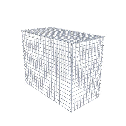 Opvokset gabion type 3 100 cm x 80 cm x 50 cm (L x H x D), maskestørrelse 5 cm x 5 cm, spiral