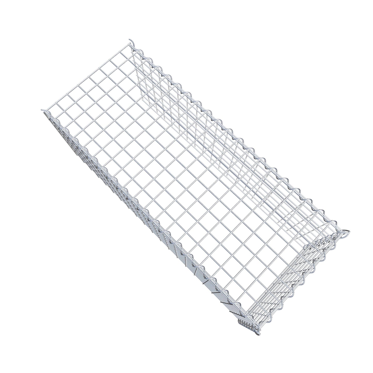 Gabion rapporté type 4 100 cm x 40 cm x 40 cm (L x H x P), mailles 5 cm x 5 cm, spirale