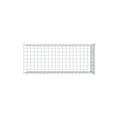 Gabion rapporté type 4 100 cm x 40 cm x 40 cm (L x H x P), mailles 5 cm x 5 cm, spirale