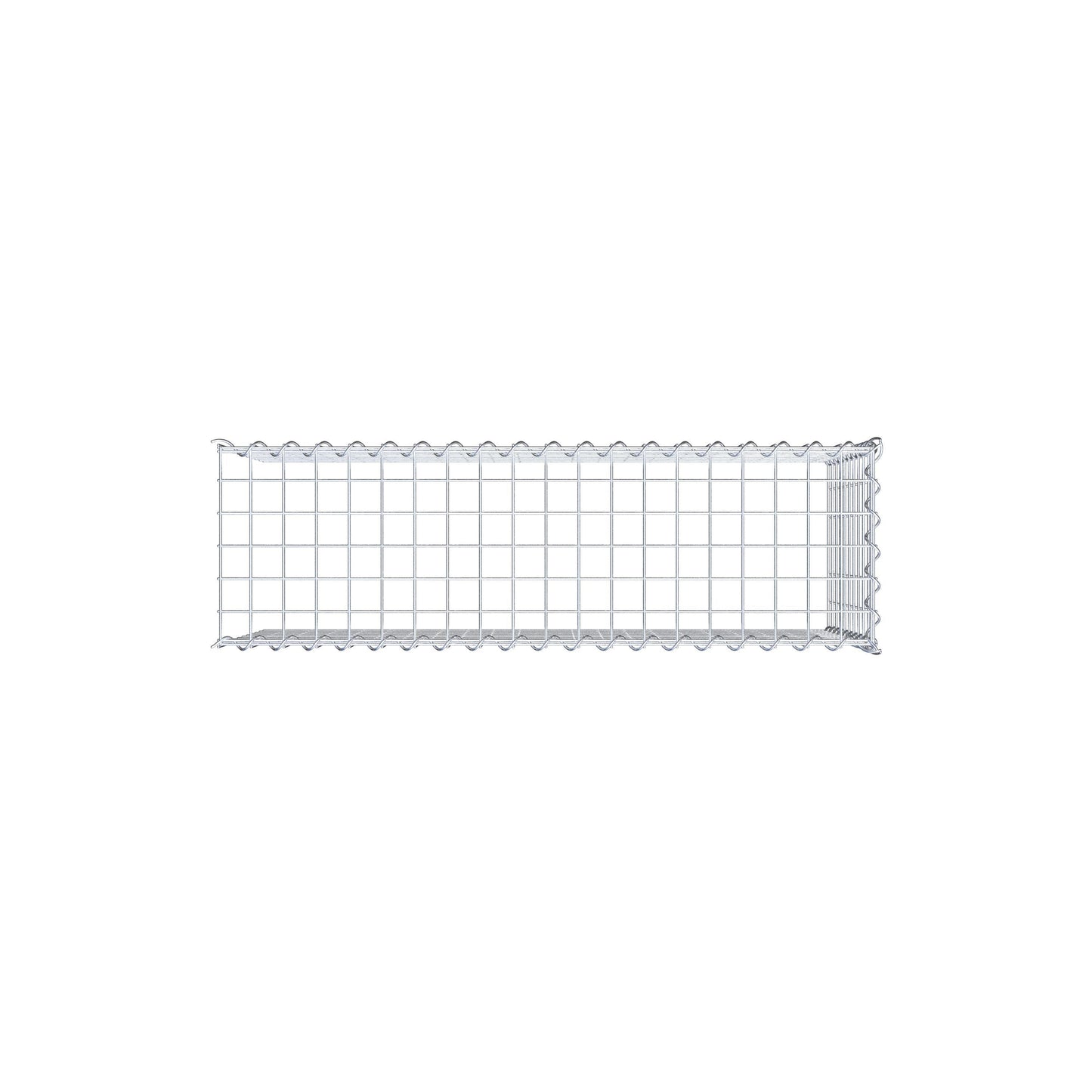 Aangegroeide schanskorf type 4 100 cm x 50 cm x 30 cm (L x H x D), maaswijdte 5 cm x 5 cm, spiraal