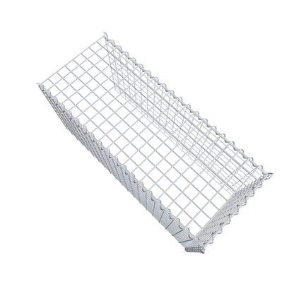 Opvokset gabion type 4 100 cm x 50 cm x 40 cm (L x H x D), maskestørrelse 5 cm x 5 cm, spiral