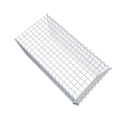 Grown-on gabion type 4 100 cm x 50 cm x 50 cm (L x H x D), mesh size 5 cm x 5 cm, spiral