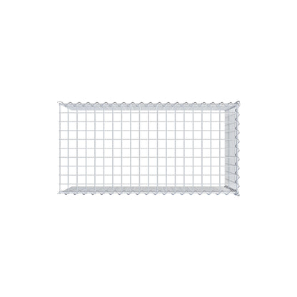 Grown-on gabion type 4 100 cm x 50 cm x 50 cm (L x H x D), mesh size 5 cm x 5 cm, spiral