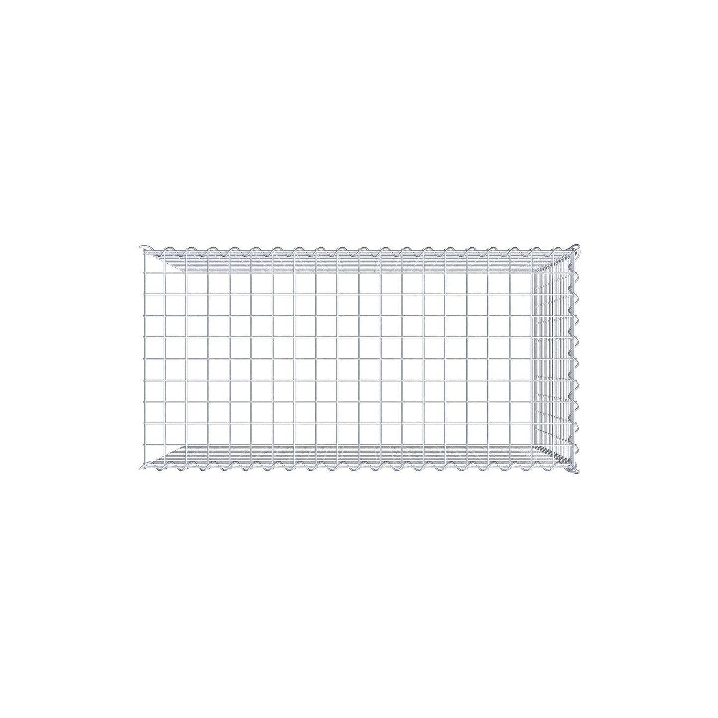 Gabion Type 4 – Acier galvanisé – 100 x 70 x 50 cm pour aménagement paysager