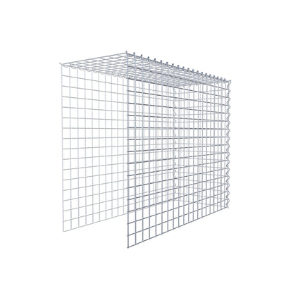 Add-on schanskorf type 4 100 cm x 80 cm x 40 cm (L x H x D), maaswijdte 5 cm x 5 cm, spiraalvormig