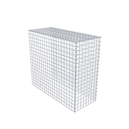 Gabion rapporté type 4 100 cm x 90 cm x 40 cm (L x H x P), mailles 5 cm x 5 cm, spirale