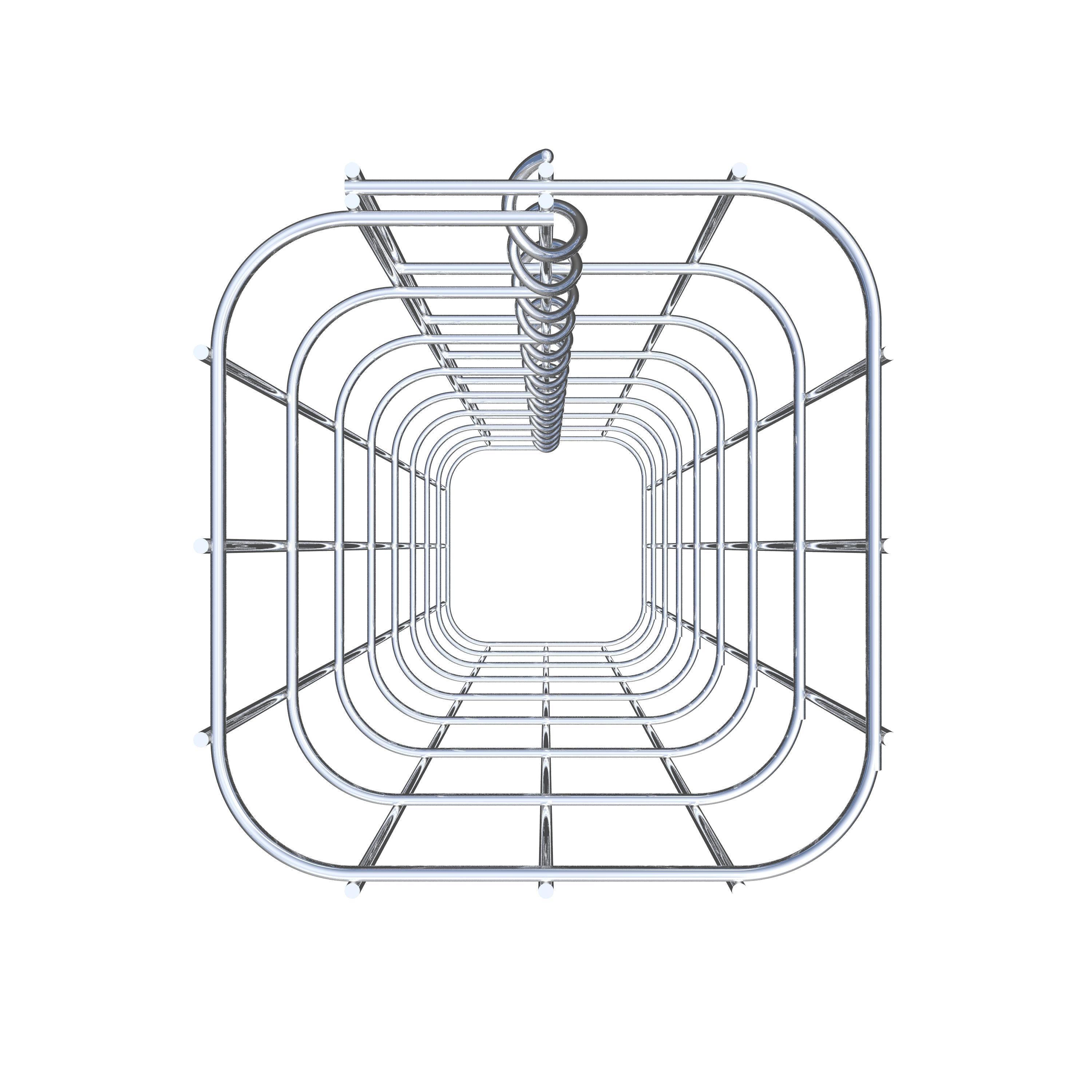Gabionsøjle firkantet 17 cm x 17 cm, 80 cm højde, MW 5 cm x 10 cm