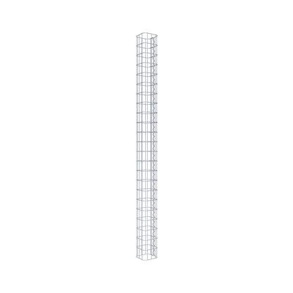 Gabion column square 17 cm x 17 cm, 230 cm high, MW 5 cm x 10 cm
