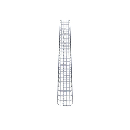 Gabion column square 22 cm x 22 cm, 230 cm high, MW 5 cm x 10 cm