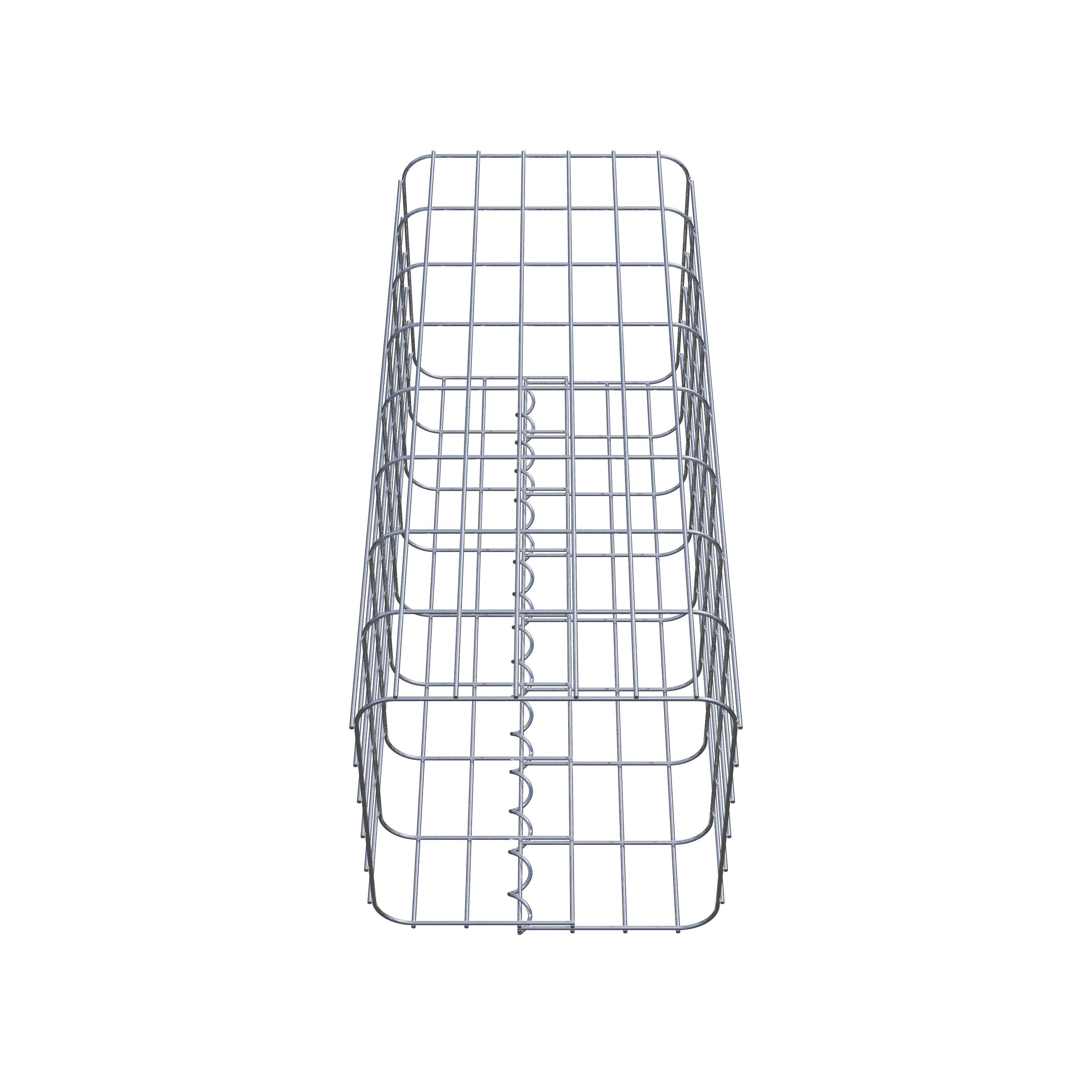 Gabion column square 32 cm x 32 cm, 80 cm height, MW 5 cm x 10 cm