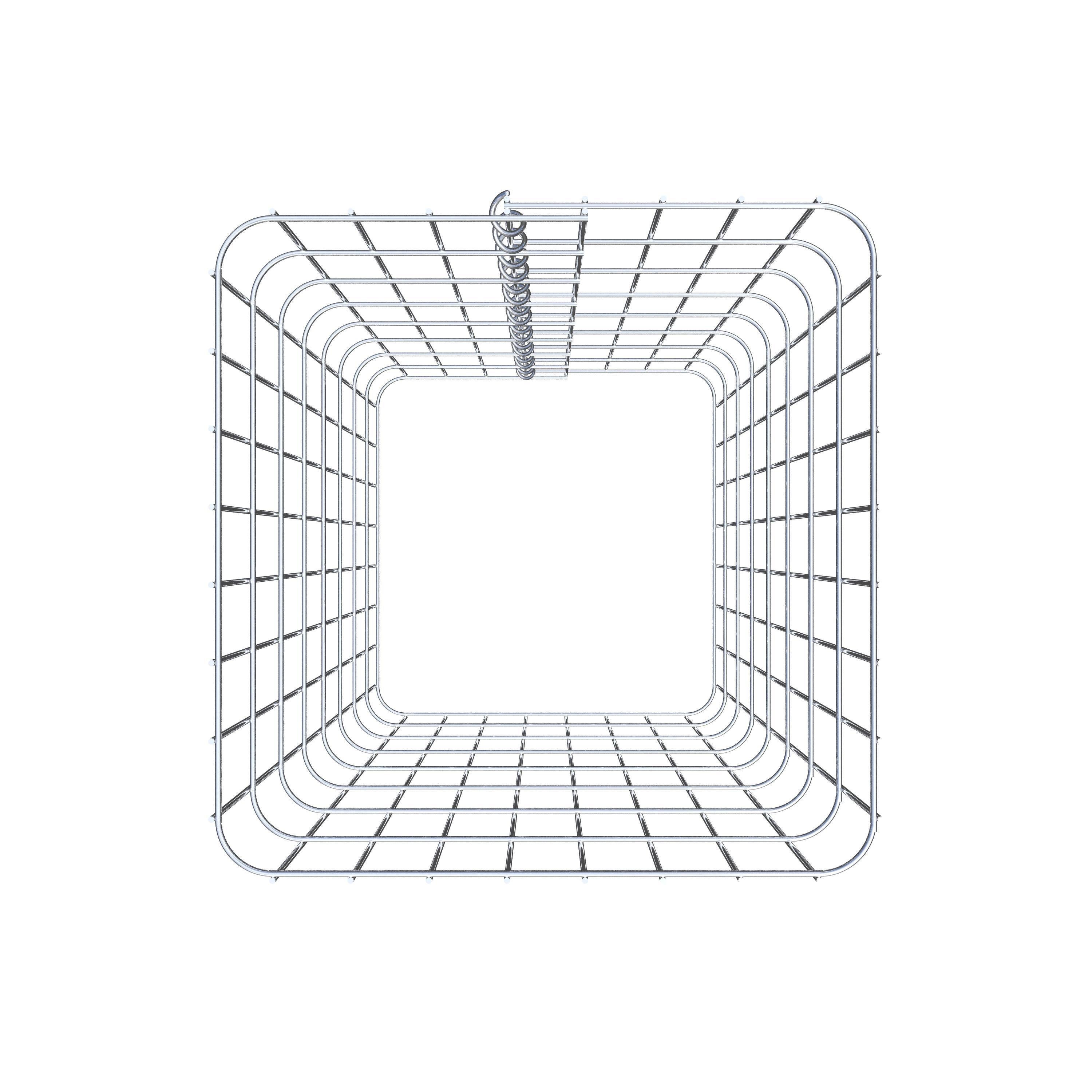 Gabionsøjle firkantet 42 cm x 42 cm, 80 cm højde, MW 5 cm x 10 cm