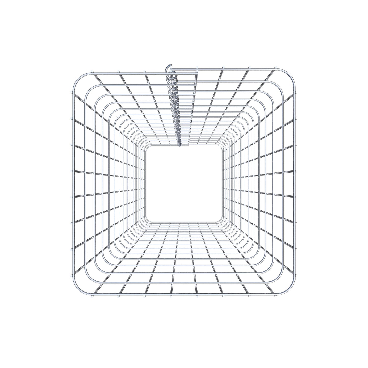 Coluna de gabião quadrada 42 cm x 42 cm, 160 cm de altura, PM 5 cm x 10 cm