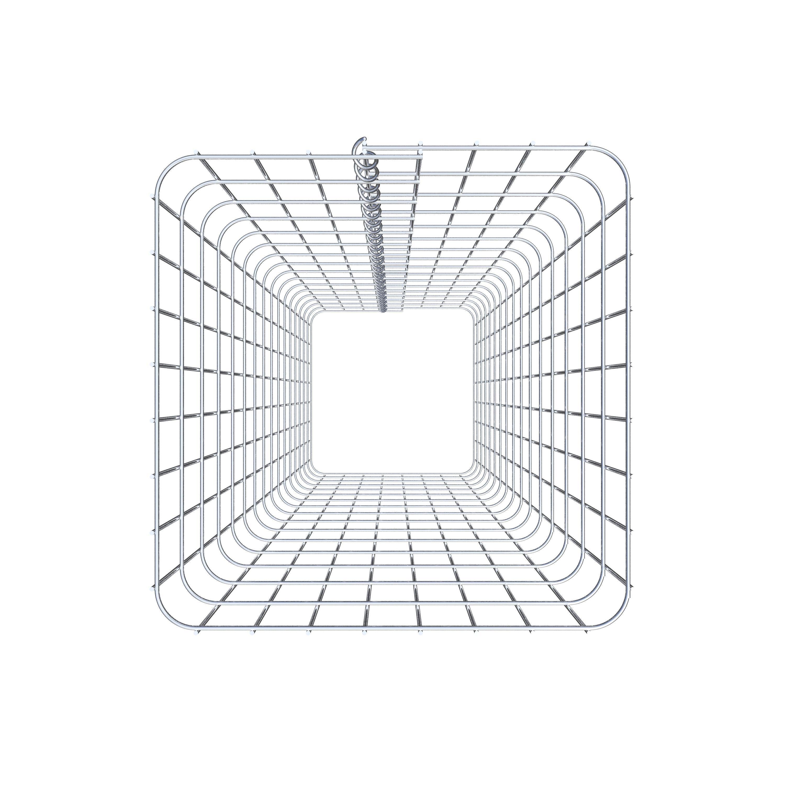 Gabionsøjle firkantet 42 cm x 42 cm, 160 cm højde, MW 5 cm x 10 cm