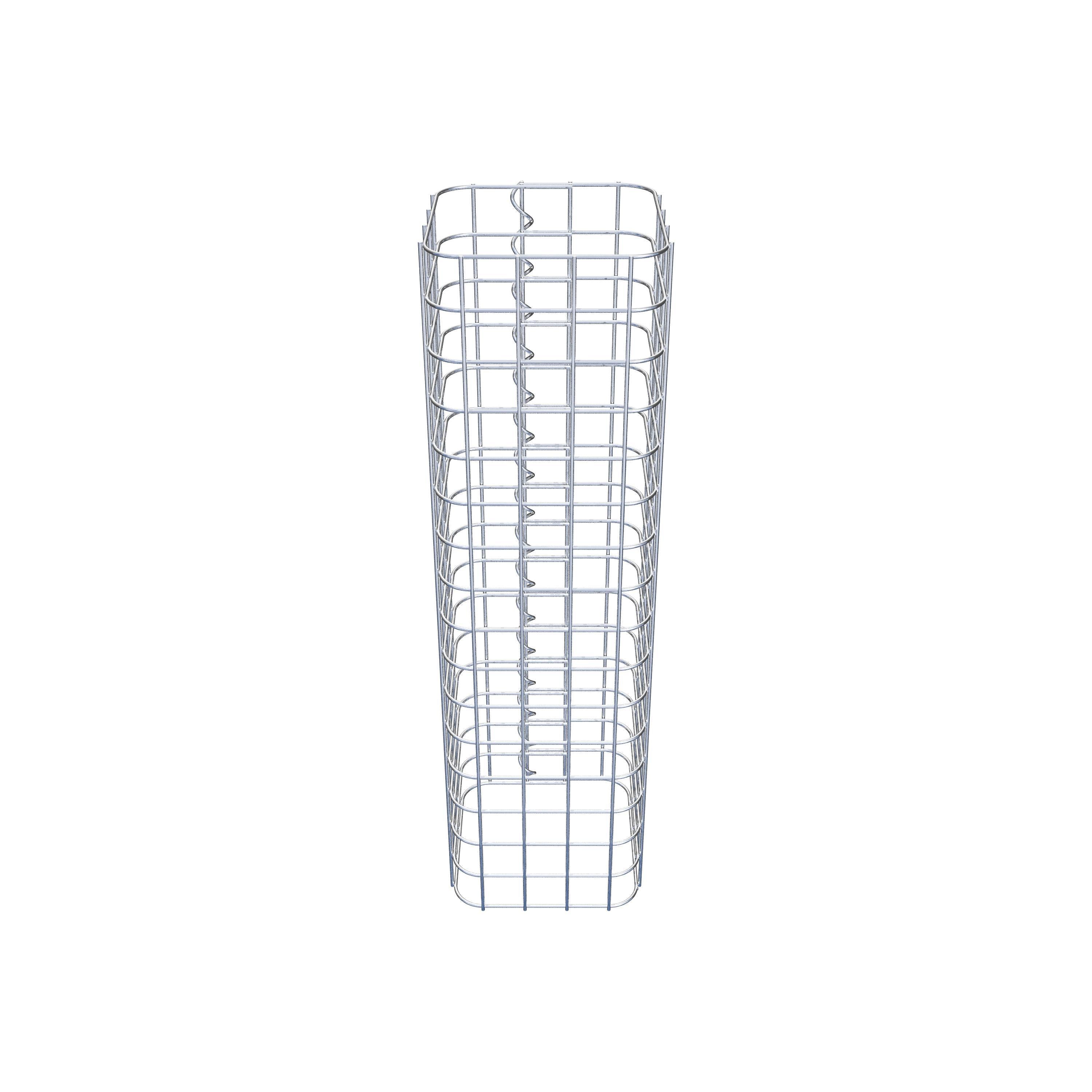 Gabion column square 22 cm x 22 cm, 80 cm height, MW 5 cm x 5 cm