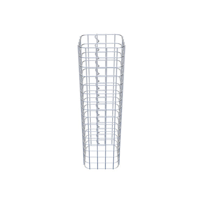 Colonne de gabion carrée 22 cm x 22 cm, hauteur 80 cm, MW 5 cm x 5 cm