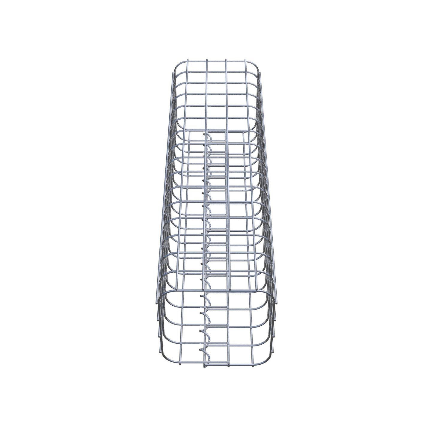 Colonne de gabion carrée 22 cm x 22 cm, hauteur 80 cm, MW 5 cm x 5 cm