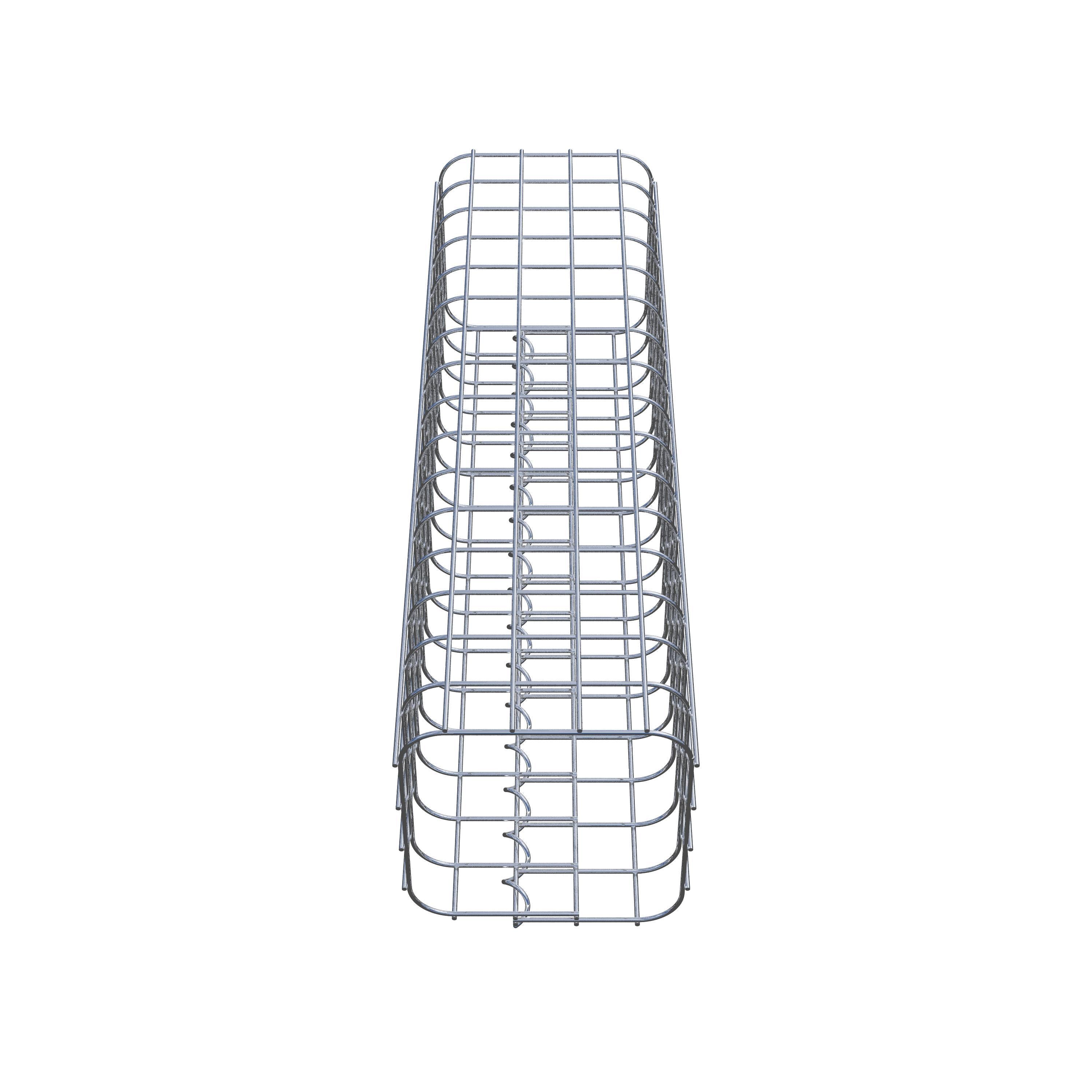 Gabion column square 22 cm x 22 cm, 80 cm height, MW 5 cm x 5 cm