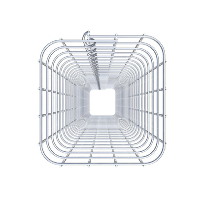 Gabionensäule eckig 22  cm x 22  cm, 160 cm Höhe, MW 5 cm x 5 cm