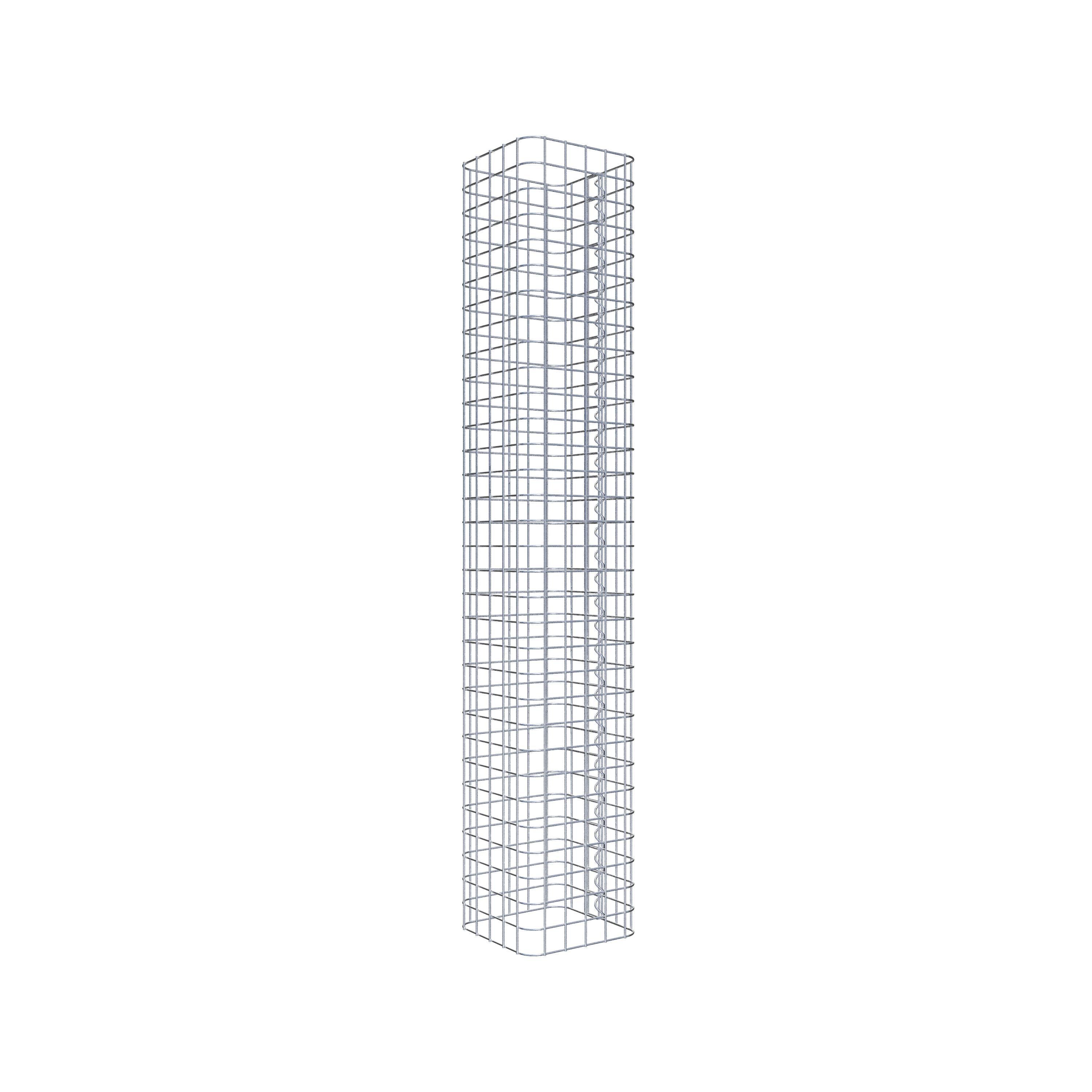 Gabion column square 27 cm x 27 cm, 160 cm height, MW 5 cm x 5 cm