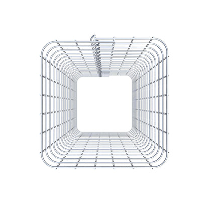 Gabionsøjle firkantet 32 ​​cm x 32 cm, 80 cm højde, MW 5 cm x 5 cm