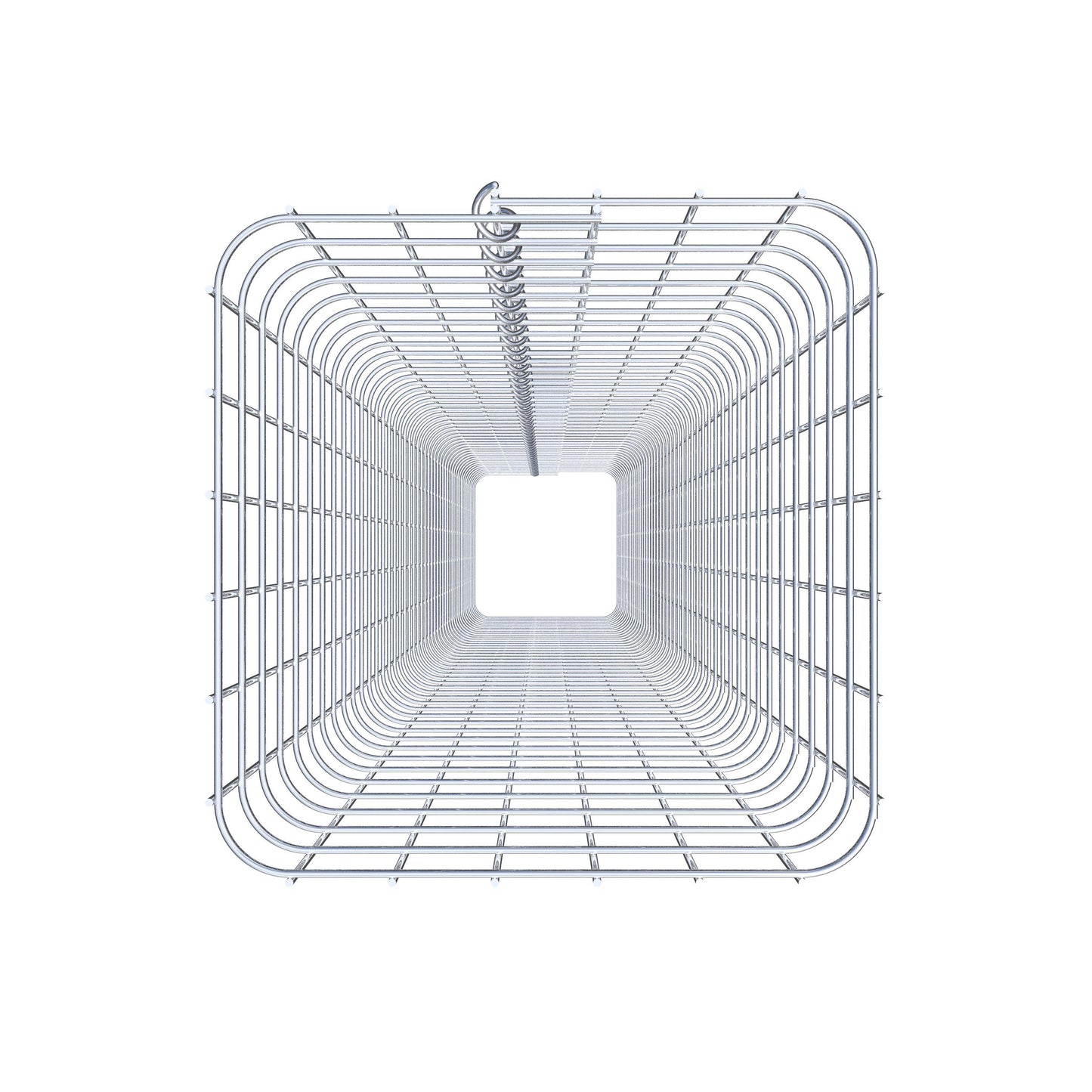 Schanskorfzuil hoekig 32 cm x 32 cm, 230 cm hoog, MW 5 cm x 5 cm
