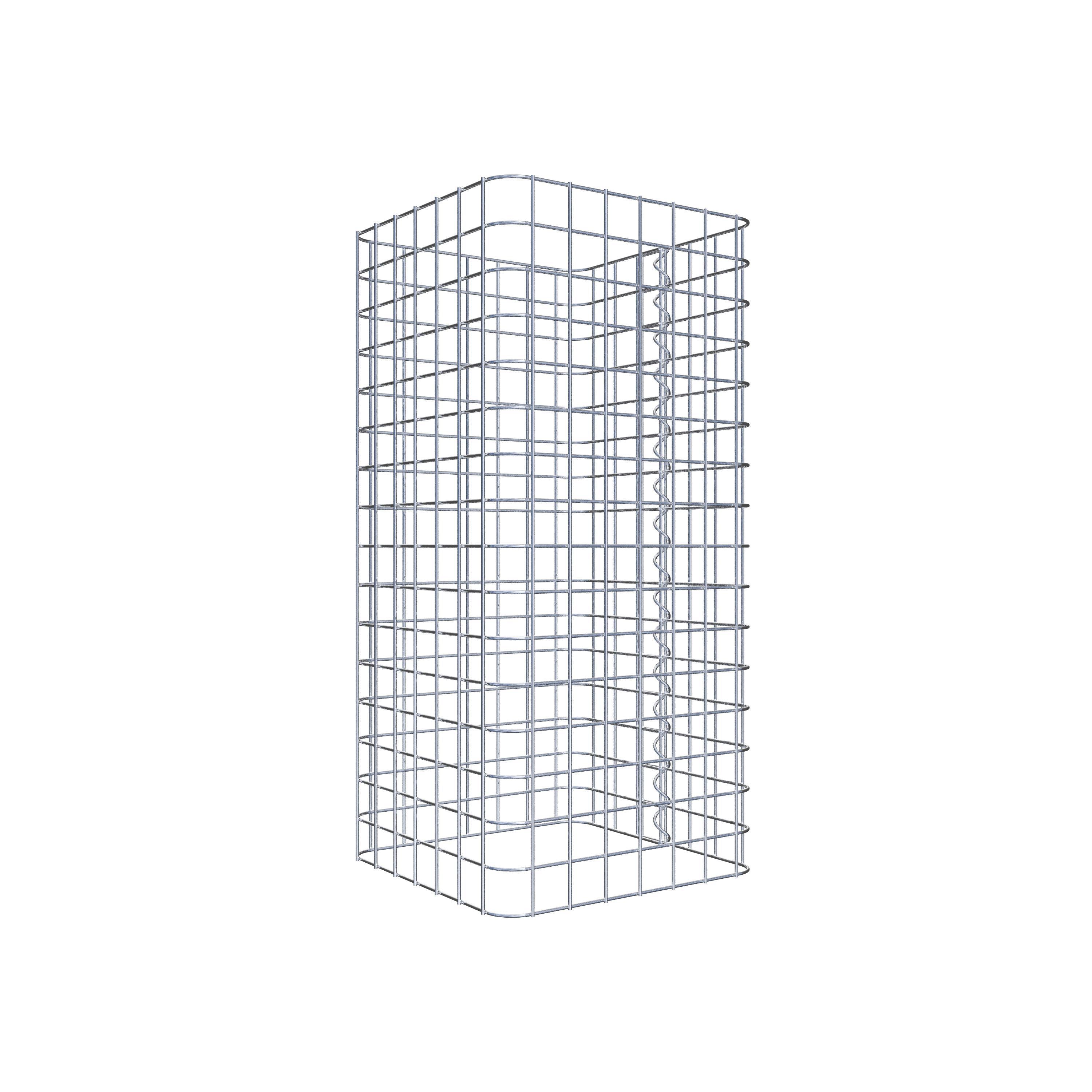 Gabion column square 37 cm x 37 cm, 80 cm height, MW 5 cm x 5 cm