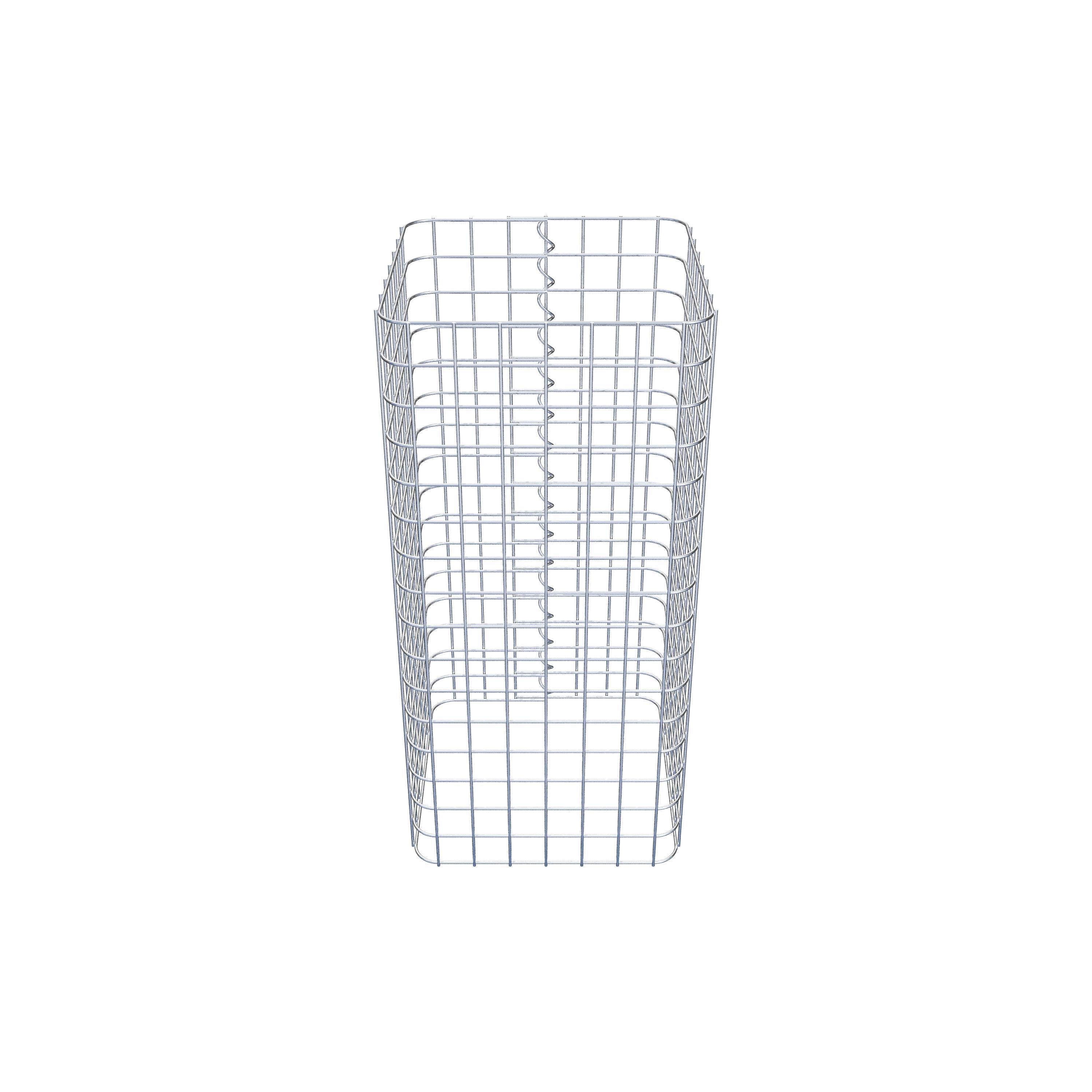 Gabion column square 37 cm x 37 cm, 80 cm height, MW 5 cm x 5 cm