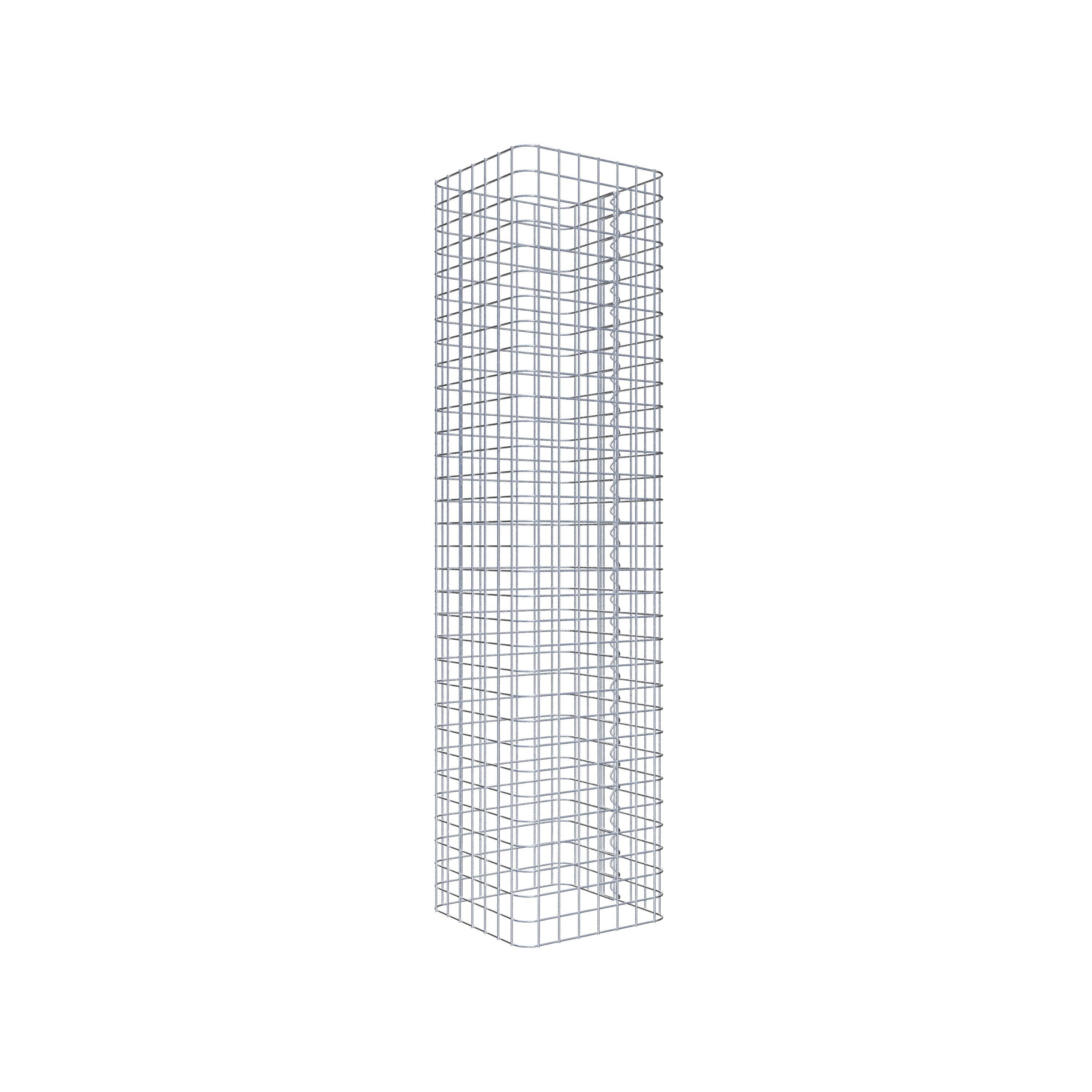 Gabion column square 37 cm x 37 cm, 160 cm height, MW 5 cm x 5 cm