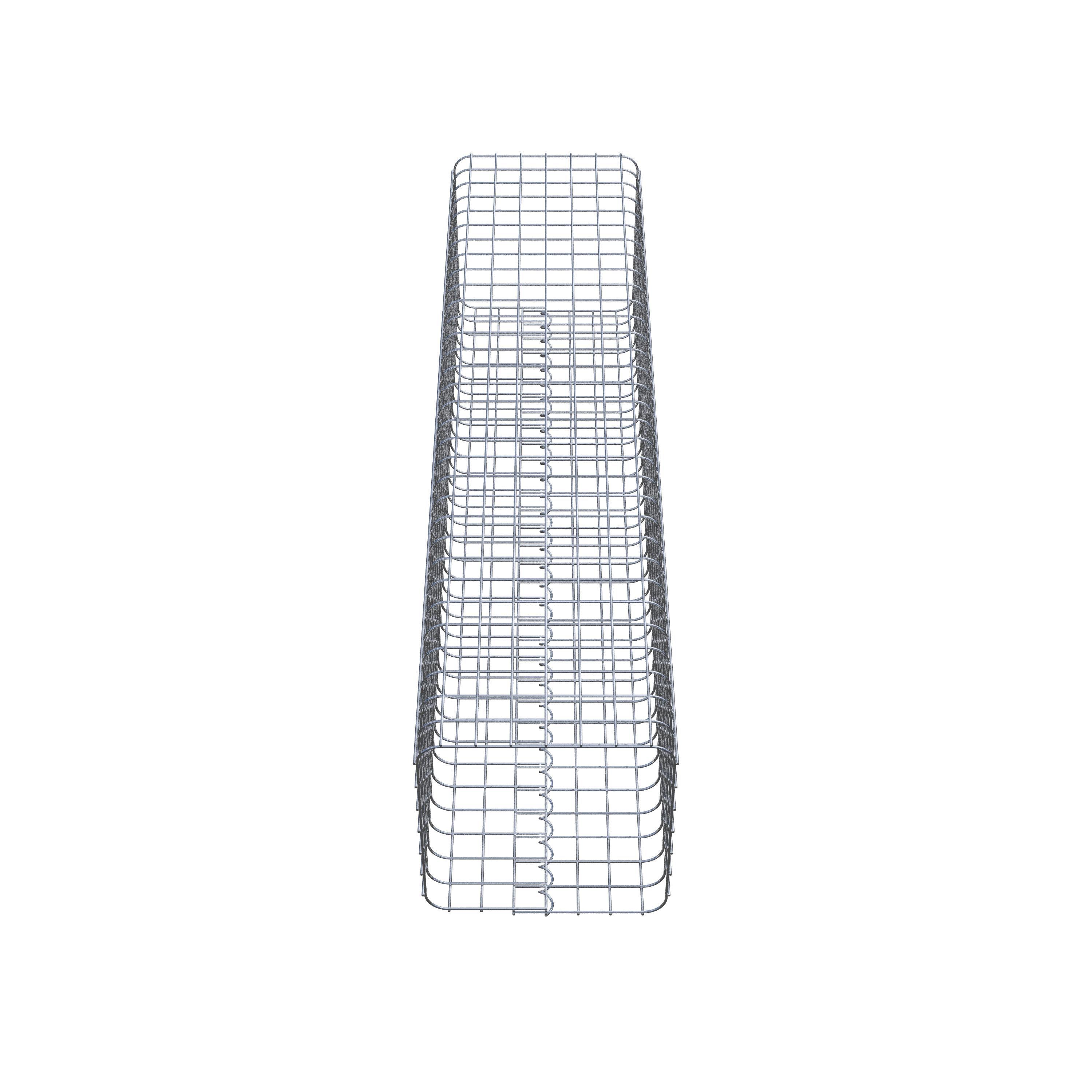 Gabion column square 37 cm x 37 cm, 160 cm height, MW 5 cm x 5 cm