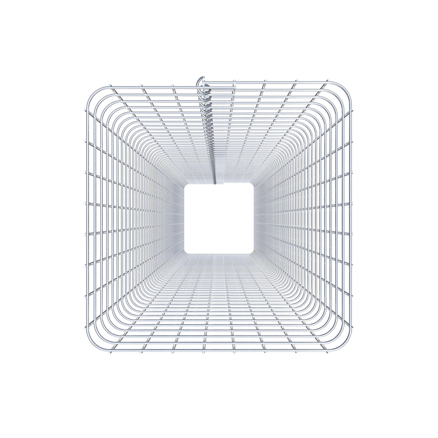 Gabionpelare vinkelformad 42 cm x 42 cm, 230 cm höjd, MW 5 cm x 5 cm