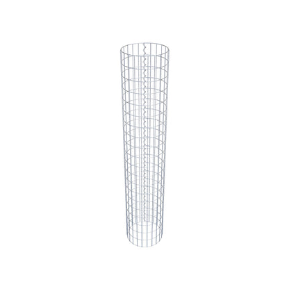 Colonne de gabion ronde 37 cm de diamètre, 200 cm de hauteur, mailles 5 cm x 10 cm