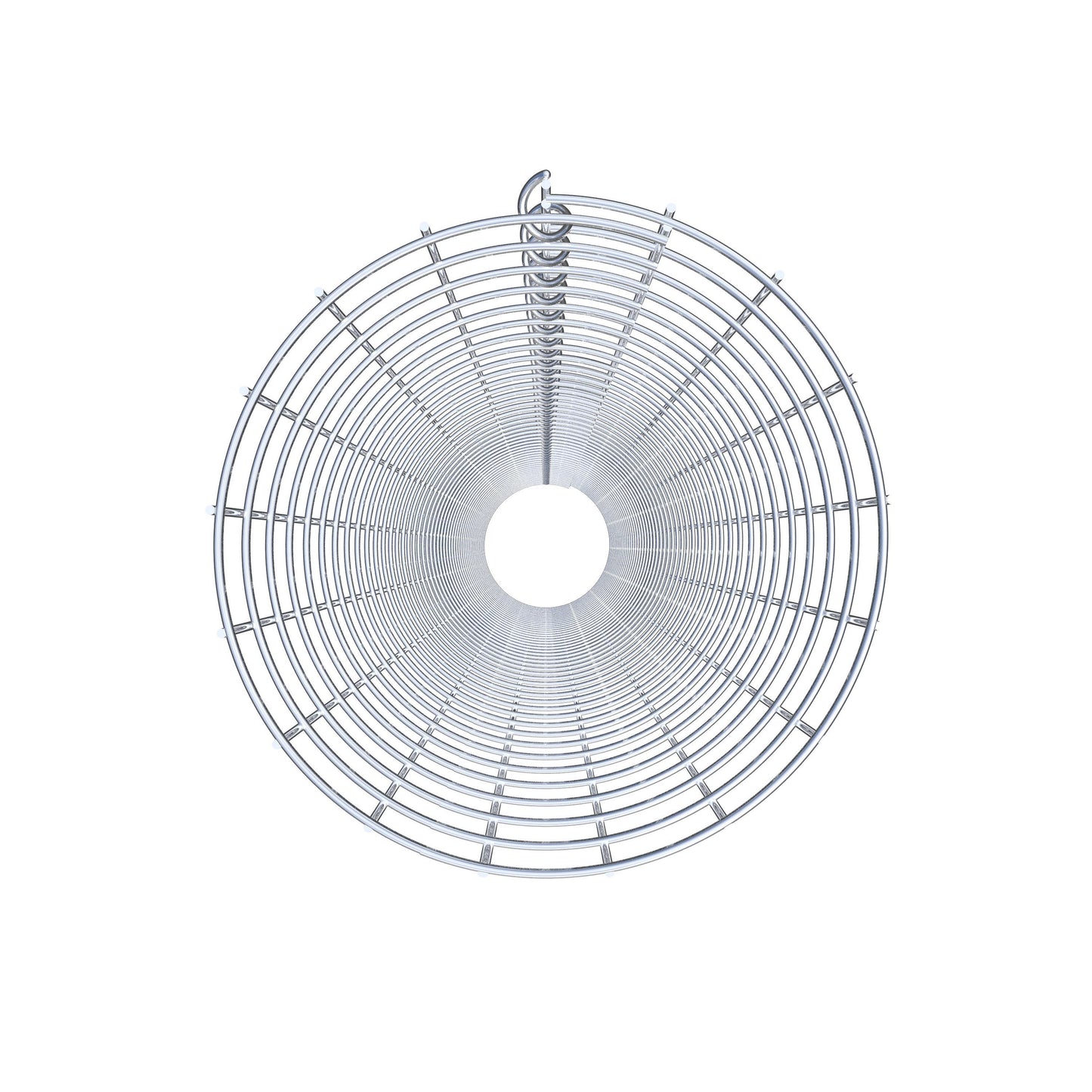 Colonna gabbionata rotonda 27 cm di diametro, 230 cm di altezza, maglia 5 cm x 5 cm