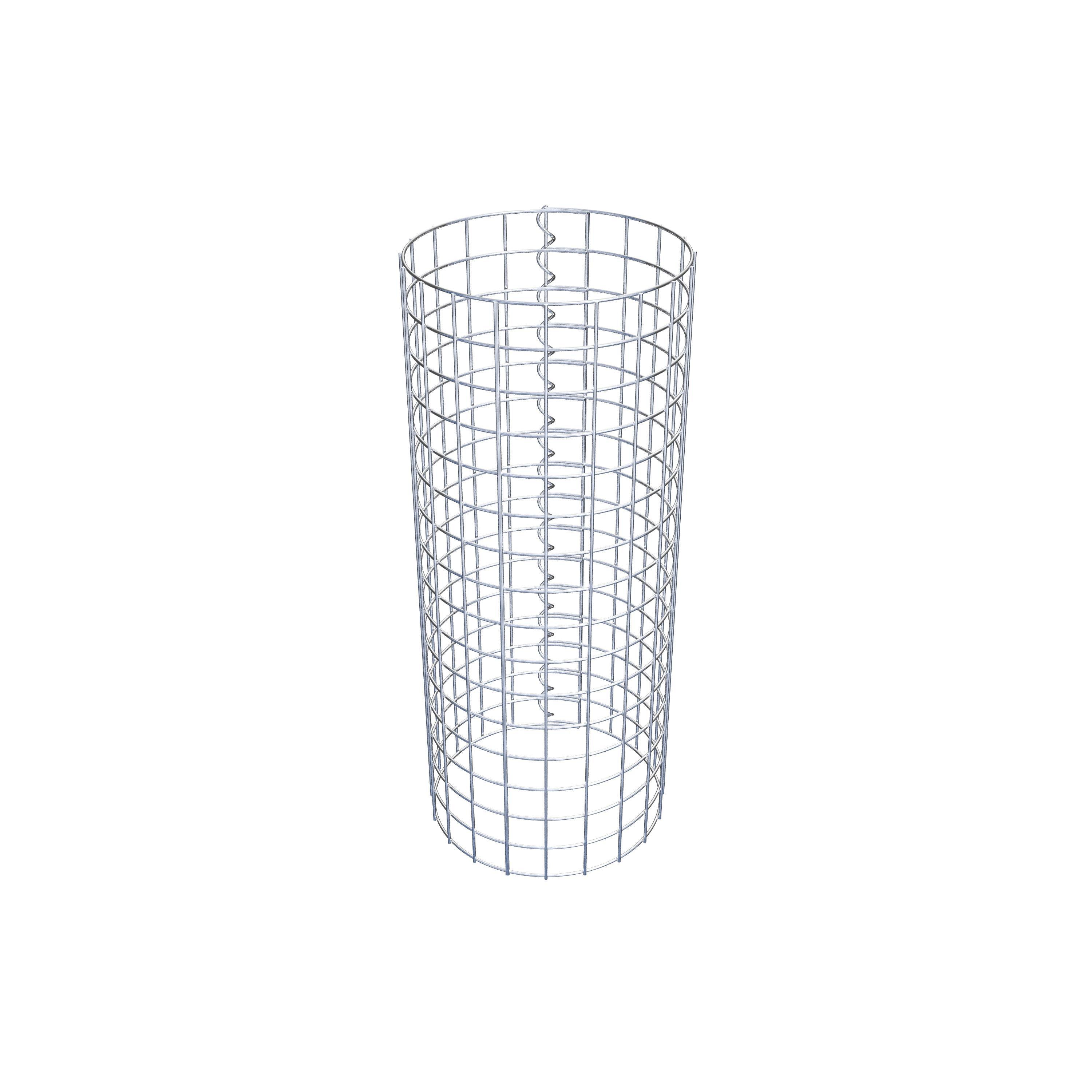 Gabionensäule rund 32  cm Durchmesser, 80  cm Höhe, Maschenweite 5 cm x 5 cm