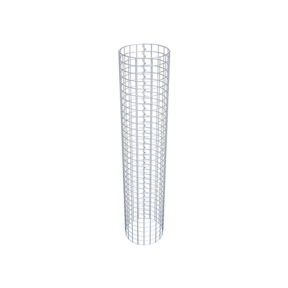 Colonna gabbionata rotonda 32 cm di diametro, 160 cm di altezza, maglia 5 cm x 5 cm