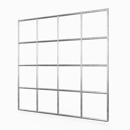 Grade 10 x 10 cm tamanho da malha