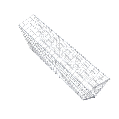 Add-on schanskorf type 2 200 cm x 100 cm x 40 cm (L x H x D), maaswijdte 10 cm x 10 cm, spiraal