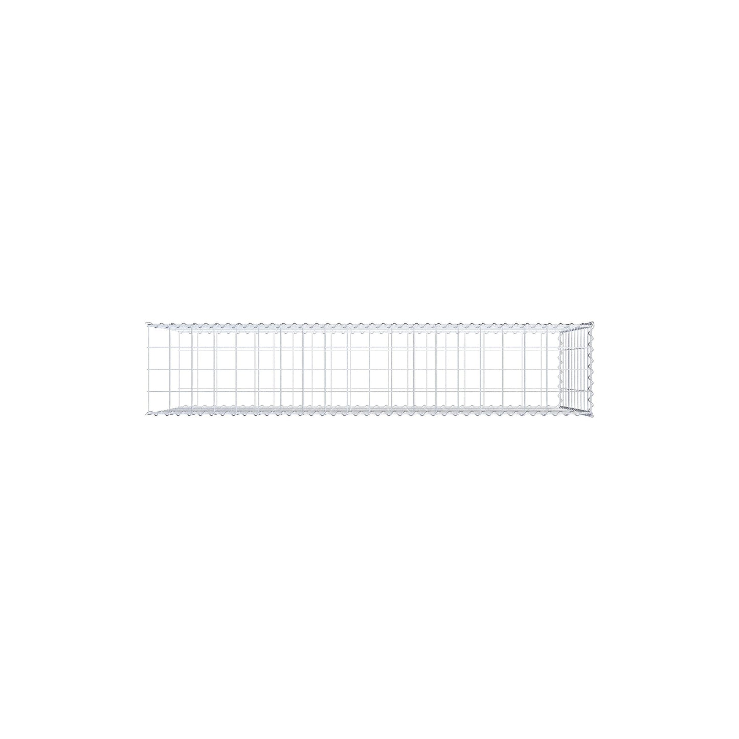 Add-on schanskorf type 2 200 cm x 100 cm x 40 cm (L x H x D), maaswijdte 10 cm x 10 cm, spiraal