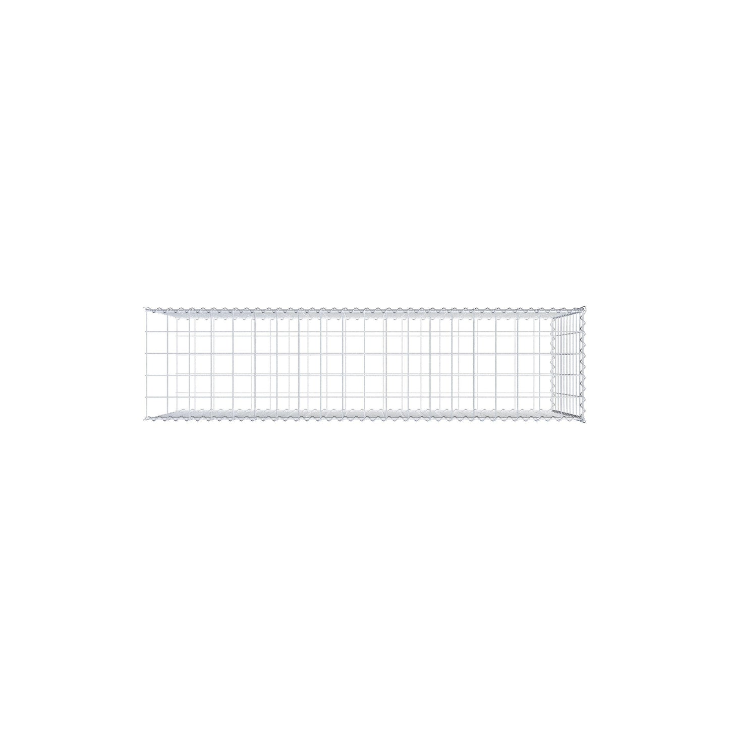 Gabbione aggiuntivo tipo 2 200 cm x 100 cm x 50 cm (L x A x P), maglia 10 cm x 10 cm, spirale