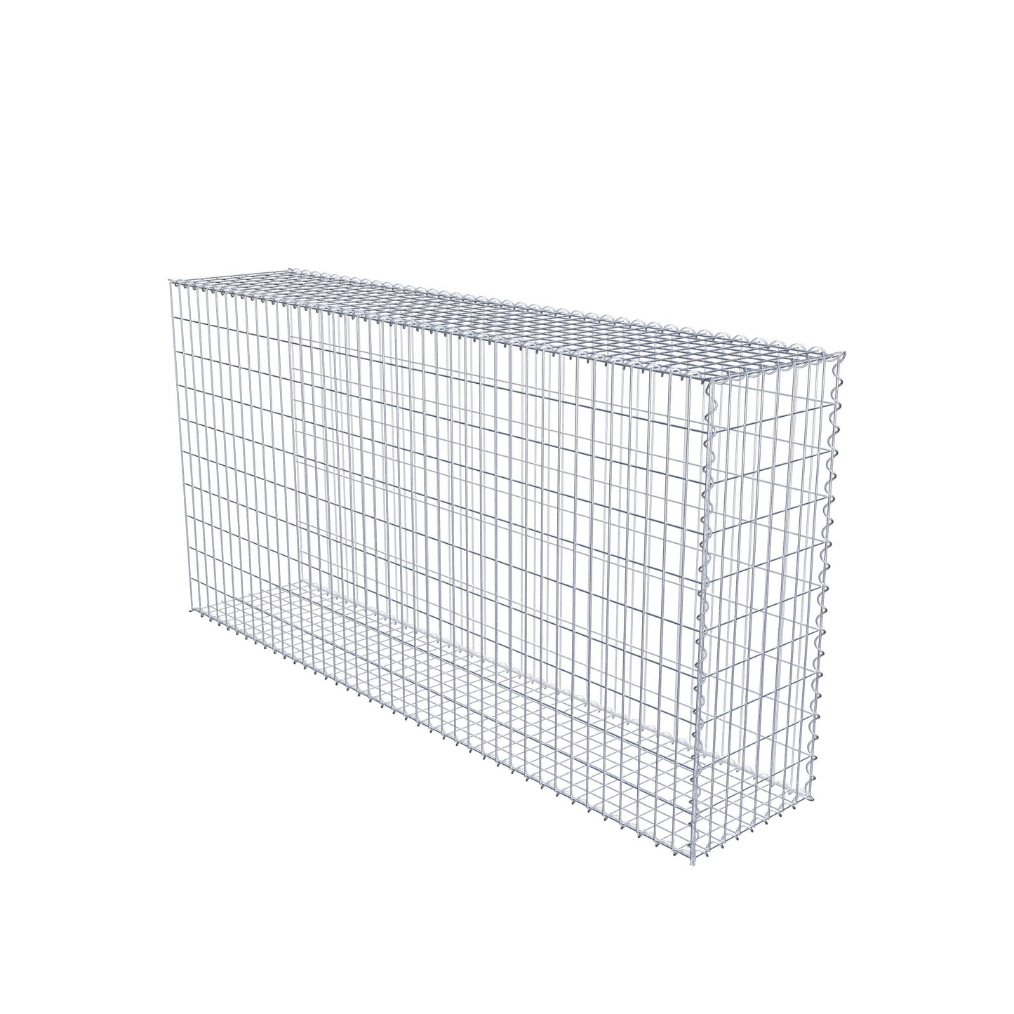Extra gabion typ 2 200 cm x 100 cm x 40 cm (L x H x D), maskstorlek 5 cm x 10 cm, spiral