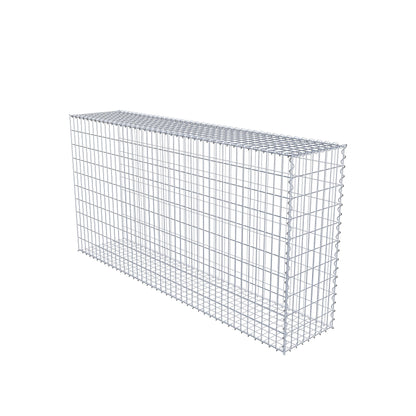 Extra gabion typ 2 200 cm x 100 cm x 40 cm (L x H x D), maskstorlek 5 cm x 10 cm, spiral