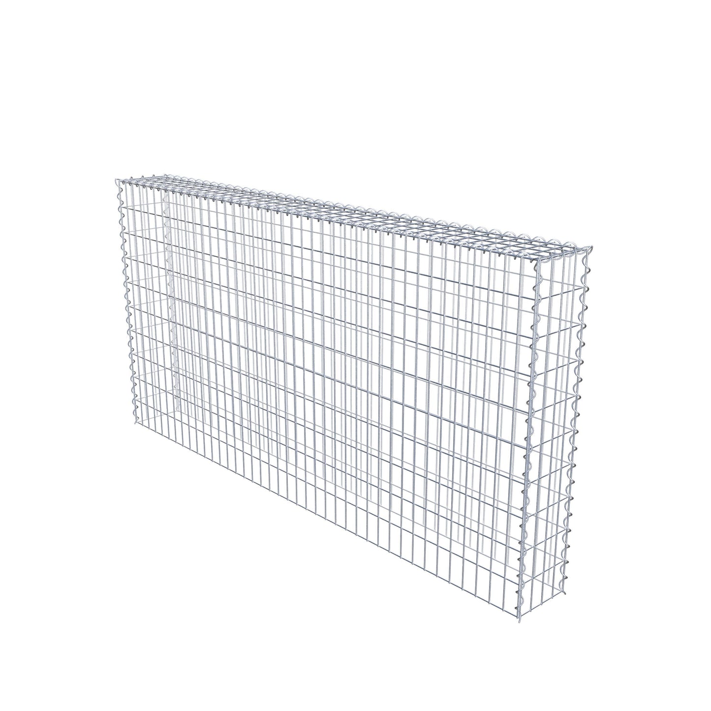 Grown-on gabion type 3 200 cm x 100 cm x 20 cm (L x H x D), mesh size 5 cm x 10 cm, spiral