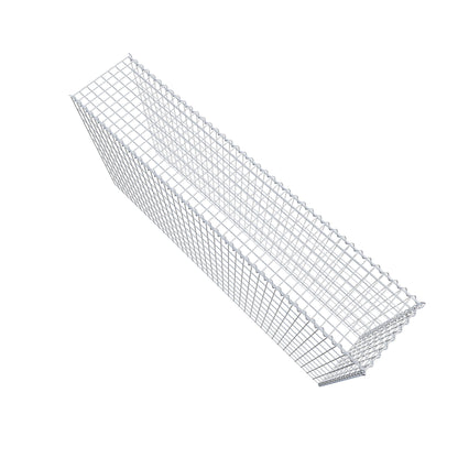 Gabbione aggiuntivo tipo 4 200 cm x 100 cm x 40 cm (L x H x P), maglia 5 cm x 10 cm, spirale