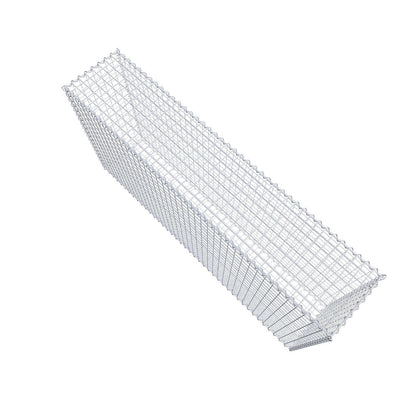 Gabione 200 cm x 100 cm x 40 cm (L x H x T), Maschenweite 5 cm x 5 cm, Spirale