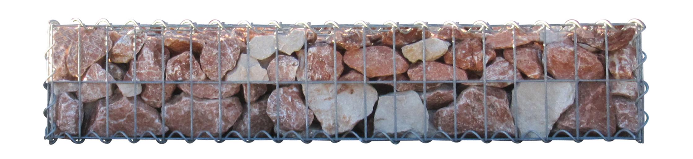 Schanskorf 100 cm x 20 cm x 30 cm (L x H x D), maaswijdte 5 cm x 10 cm, spiraalvormig