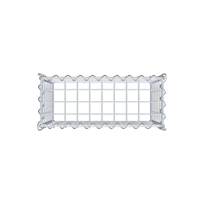 Gabião tipo 3 50 cm x 40 cm x 20 cm (C x A x P), malhagem 5 cm x 5 cm, espiral