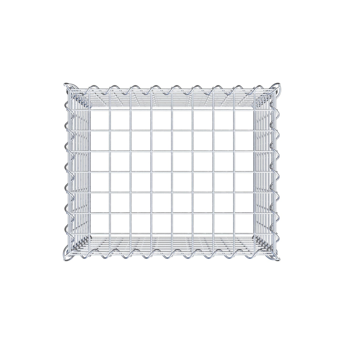 Anbaugabione Typ 3 50 cm x 40 cm x 40 cm (L x H x T), Maschenweite 5 cm x 5 cm, Spirale